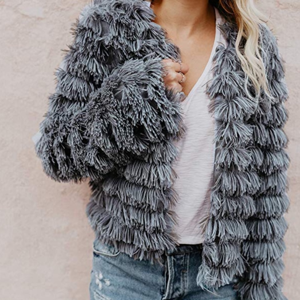 Vici dolls light grey jacket